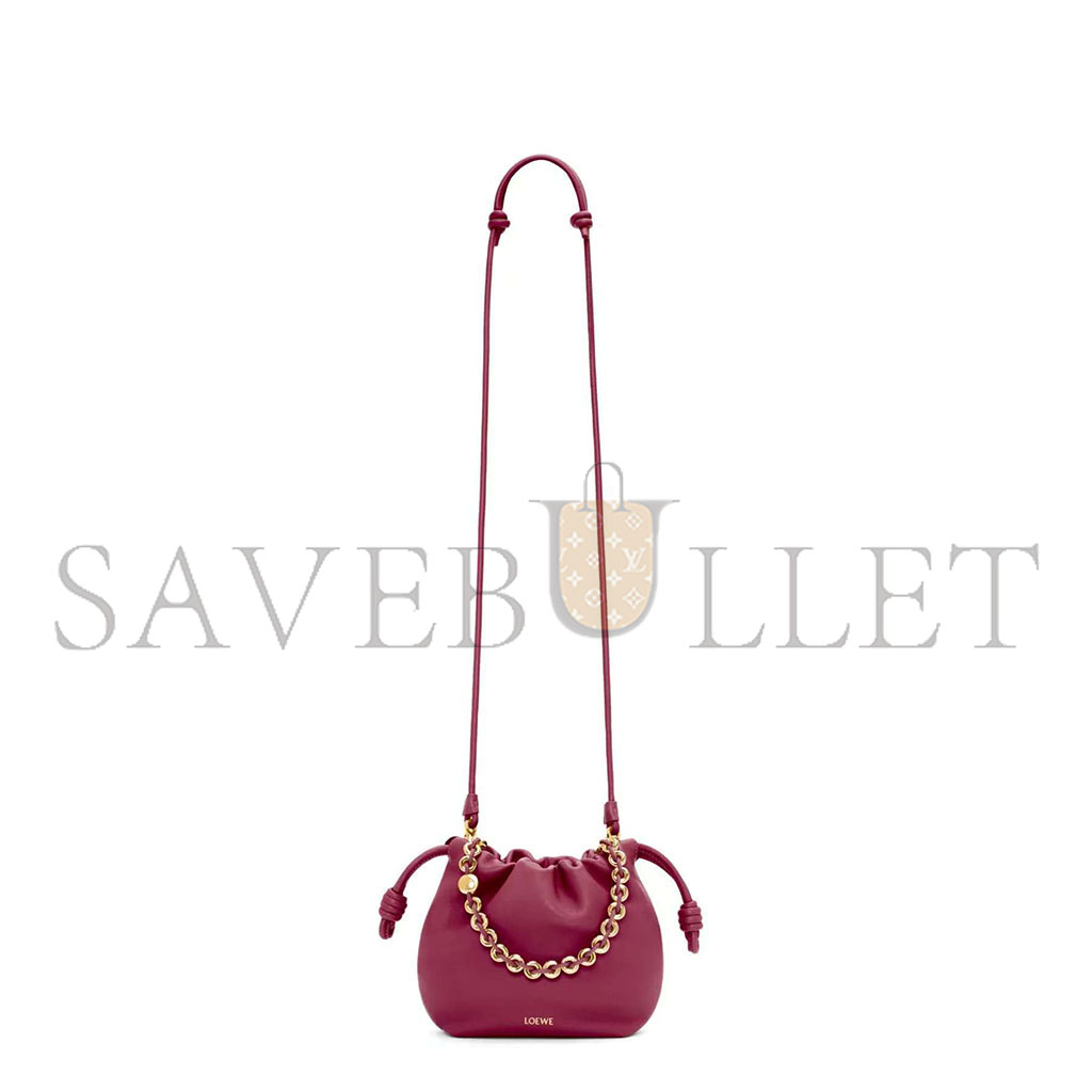 l*ew* mini flamenco purse bag in mellow nappa lambskin a914cbpx03-1048 (23*17*5.5cm)